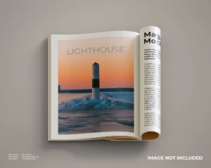 magazines mockup that are opened folded crcb3c11468 size78.36mb - title:Home - اورچین فایل - format: - sku: - keywords: p_id:18