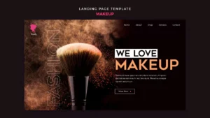 make up landing page design crccdf7a512 size32.58mb - title:Home - اورچین فایل - format: - sku: - keywords: p_id:18