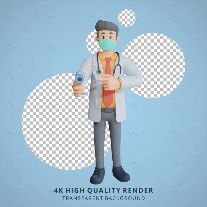 male doctor wearing mask presenting with board 3d crcafed0d73 size6.10mb 1 - title:فایل فتوشاپ سه بعدی دکتر - اورچین فایل - format:PSD - فتوشاپ - sku:crcafed0d73 - keywords: p_id:49464