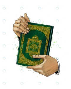 man hands holds holy book koran from splash water crc5d682548 size8.75mb - title:Home - اورچین فایل - format: - sku: - keywords: p_id:18