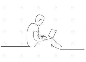 man use laptop 2 line art illustration crc94295d56 size0.44mb - title:Home - اورچین فایل - format: - sku: - keywords: p_id:18