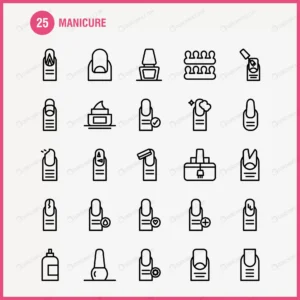 manicure line icon pack crc83d297c5 size0.52mb - title:Home - اورچین فایل - format: - sku: - keywords: p_id:18