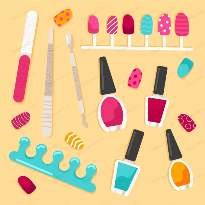 manicure tools collection concept crc384f9f83 size0.86mb - title:مجموعه لوازم مانیکور - اورچین فایل - format:EPS - وکتور - sku:crc384f9f83 - keywords: p_id:93903