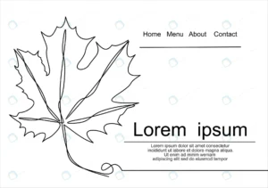 maple leaf line art botany natural ecology concept rnd879 frp31526318 - title:Home - اورچین فایل - format: - sku: - keywords: p_id:18