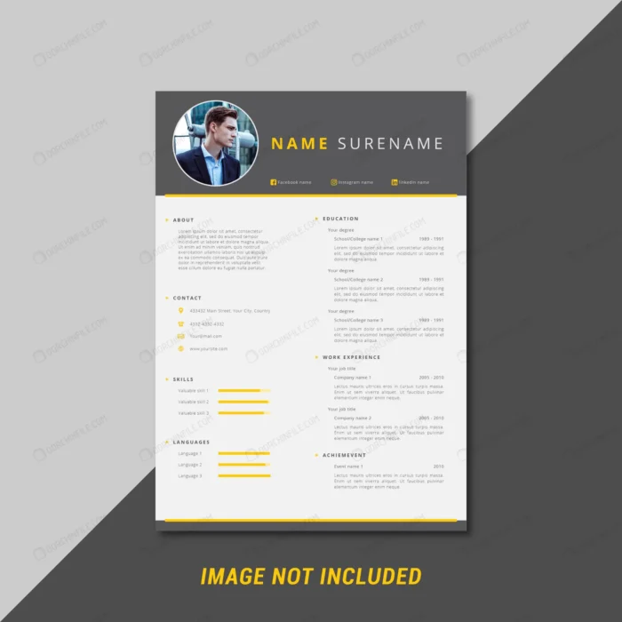 masculine professional curriculum vitae template crcc37e4184 size0.68mb - title:قالب آماده رزومه - اورچین فایل - format:EPS - وکتور - sku:crcc37e4184 - keywords:قالب آماده رزومه p_id:101709