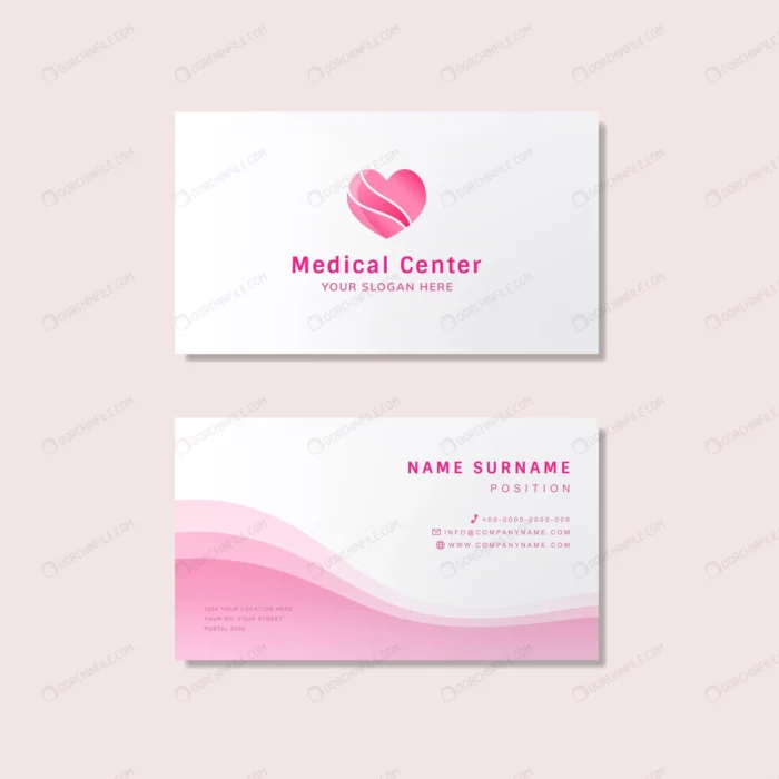 medical professional business card design mockup crc653b339b size1.08mb - title:کارت ویزیت مطب پزشکی - اورچین فایل - format:EPS - وکتور - sku:crc653b339b - keywords: p_id:93227