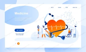 medicine landing page template with header crc071d9355 size2.21mb - title:Home - اورچین فایل - format: - sku: - keywords: p_id:18