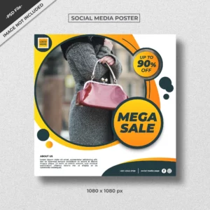 mega sale style square social media poster design crcbc5144ef size6.16mb - title:Home - اورچین فایل - format: - sku: - keywords: p_id:18