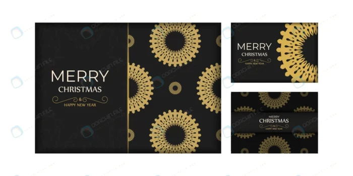 merry christmas happy new year greeting card temp crc1f7c5266 size4.32mb 1 - title:وکتور کارت تبریک ویژه کریسمس - اورچین فایل - format:EPS - وکتور - sku:crc1f7c5266 - keywords: p_id:44193
