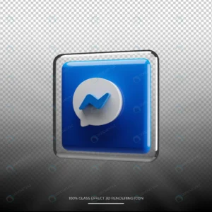 messenger icon 3d rendering with glass style crc74cc44b3 size2.87mb - title:Home - اورچین فایل - format: - sku: - keywords: p_id:18