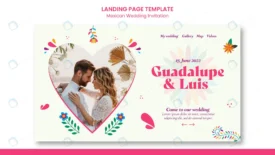 mexican wedding invitation landing page rnd294 frp23675603 - title:Home Main - اورچین فایل - format: - sku: - keywords: p_id:18