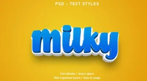 milky text effects style - title:Home - اورچین فایل - format: - sku: - keywords: p_id:18