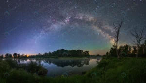 milky way arc small forest lake crc7290e1cc size10.67mb 4376x2500 - title:Home - اورچین فایل - format: - sku: - keywords: p_id:18