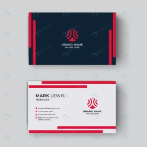 minimal business card design template red amd dark rnd439 frp25895667 - title:Home - اورچین فایل - format: - sku: - keywords: p_id:18