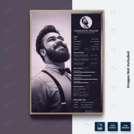 minimal cv resume print template vector premium.j crcd13f4793 size1.29mb - title:Home Main - اورچین فایل - format: - sku: - keywords: p_id:18