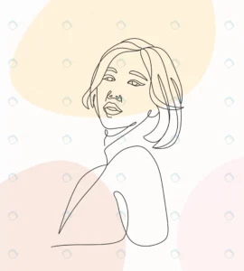 minimal hand drawn illustration beautiful woman o crc5d49744c size540.77kb 1 - title:Home - اورچین فایل - format: - sku: - keywords: p_id:18