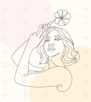 minimal hand drawn illustration woman flowers ele crc086dbf81 size813.33kb 1 - title:Home - اورچین فایل - format: - sku: - keywords: p_id:18