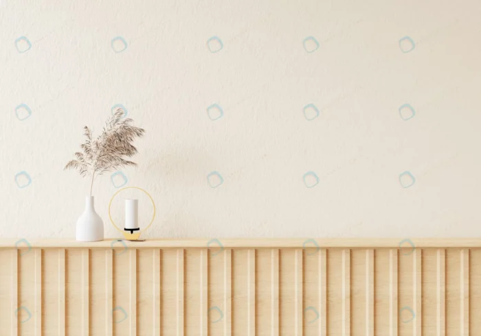 minimal room decoration copy space wall 3d render crca8b04510 - title:عکس دکوراسیون داخلی خانه باکیفیت بالا - اورچین فایل - format:JPG - استوک - sku:crca8b04510 - keywords: p_id:66102