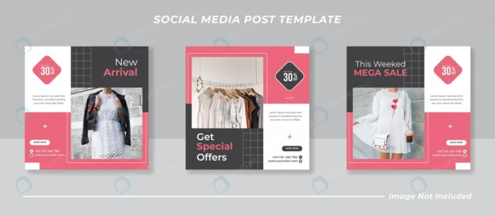 minimalist fashion sale instagram post template crc1de709dd size2.67mb - title:پست اینستاگرام با طراحی مینیمال برای تبلیغ محصولات جدید - اورچین فایل - format:EPS - وکتور - sku:crc1de709dd - keywords: p_id:42395