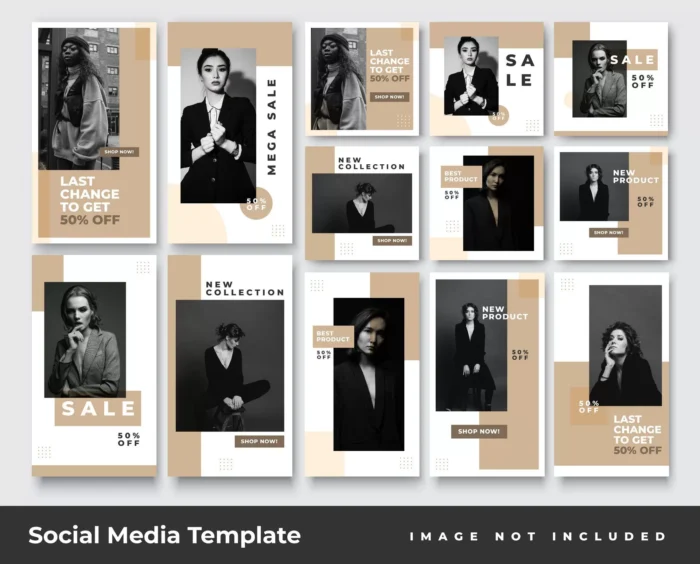 minimalist fashion social media instagram stories crc44138700 size7.23mb - title:قالب پست و استوری اینستاگرام ویژه تبلیغ و تخفیف محصول - اورچین فایل - format:EPS - وکتور - sku:crc44138700 - keywords: p_id:32727