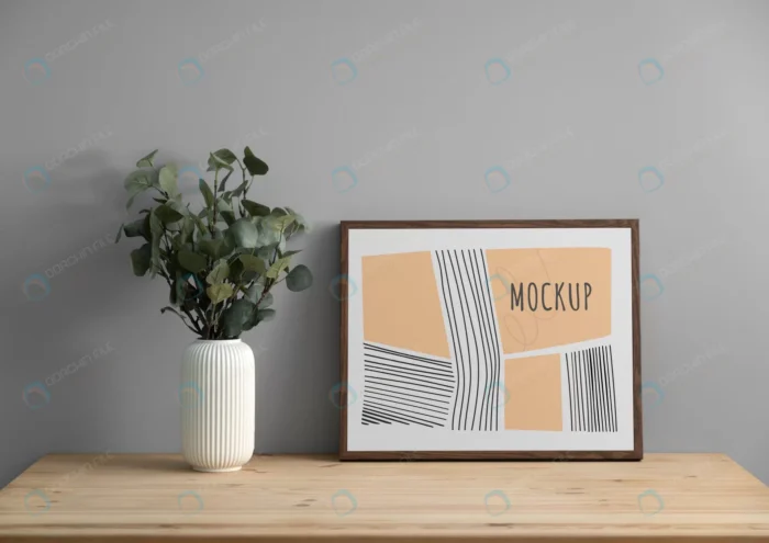 minimalist frame modern setting 2 crc9661d674 size156.41mb - title:موکاپ فریم قاب عکس و گلدان با چیدمان مینیمال - اورچین فایل - format:PSD - فتوشاپ - sku:crc9661d674 - keywords: p_id:54465