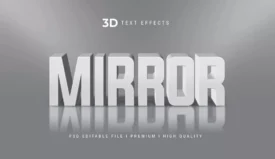 mirror 3d text style effect template 1 - title:Home Main - اورچین فایل - format: - sku: - keywords: p_id:18