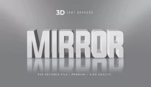 mirror 3d text style effect template 1 - title:Home - اورچین فایل - format: - sku: - keywords: p_id:18