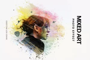 mixed art watercolor photo effect template 2 crcd855f033 size52.40mb - title:Home - اورچین فایل - format: - sku: - keywords: p_id:18