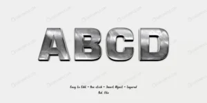 mockup 3d effect font alphabet with silver textur crc41943572 size66.00mb - title:Home - اورچین فایل - format: - sku: - keywords: p_id:18