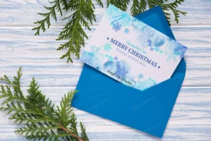 mockup christmas greeting card fir branches crce0aebaec size92.54mb - title:Home - اورچین فایل - format: - sku: - keywords: p_id:18