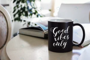 mockup of a black coffee mug on table crc6b8bef7b size25.65mb - title:Home - اورچین فایل - format: - sku: - keywords: p_id:18