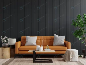 mockup wall dark living room interior background crcf92dbdd9 size5.20mb 4000x3000 - title:Home - اورچین فایل - format: - sku: - keywords: p_id:18