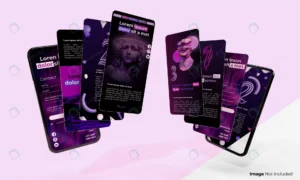 mockup with mobiles violet background website pres rnd422 frp20038181 - title:Home - اورچین فایل - format: - sku: - keywords: p_id:18