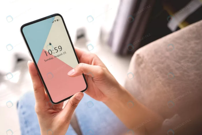 mockup woman hand holding black smart phone with crcac75abba size138.78mb - title:موکاپ موبایل در دست خانم - اورچین فایل - format:PSD - فتوشاپ - sku:crcac75abba - keywords:موکاپ موبایل در دست خانم, فایل فتوشاپ, اعضای بدن, تلفن همراه, خانم, دانلود رایگان, فایل تکی, فایل لایه باز رایگان, موبایل, موکاپ, موکاپ موبایل p_id:83029