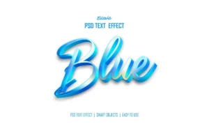 modern blue 3d text style effect 1 - title:Home - اورچین فایل - format: - sku: - keywords: p_id:18