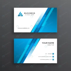 modern blue business card template with abstract crc722d833f size1.37mb - title:Home - اورچین فایل - format: - sku: - keywords: p_id:18