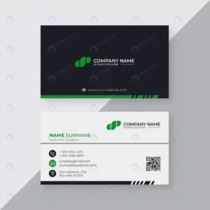 modern business card black green rnd859 frp28393407 - title:Home - اورچین فایل - format: - sku: - keywords: p_id:18