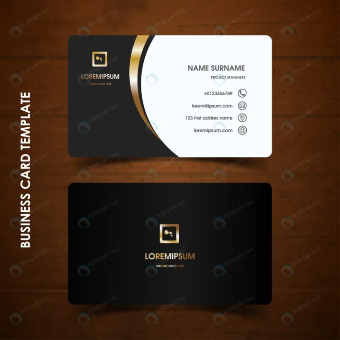 modern business card corporate professional crcd1a85381 size26.27mb - title:تمپلیت کارت ویزیت مشکی و سفید - اورچین فایل - format:EPS - وکتور - sku:crcd1a85381 - keywords: p_id:80423