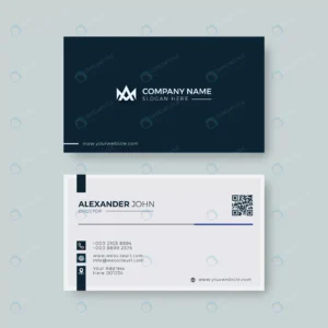 modern business card white black elegant professio rnd408 frp17591368 - title:Home - اورچین فایل - format: - sku: - keywords: p_id:18