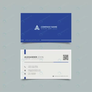 modern business card white blue elegant profession rnd207 frp17192306 - title:Home - اورچین فایل - format: - sku: - keywords: p_id:18