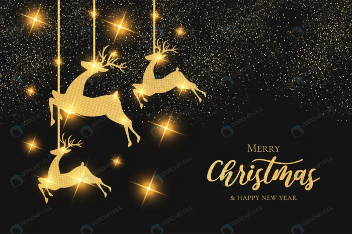 modern christmas wallpaper with golden christmas crc3f20b4a5 size29.16mb 1 - title:وکتور تبریک سال نو با گوزن های طلایی - اورچین فایل - format:EPS - وکتور - sku:crc3f20b4a5 - keywords: p_id:44195