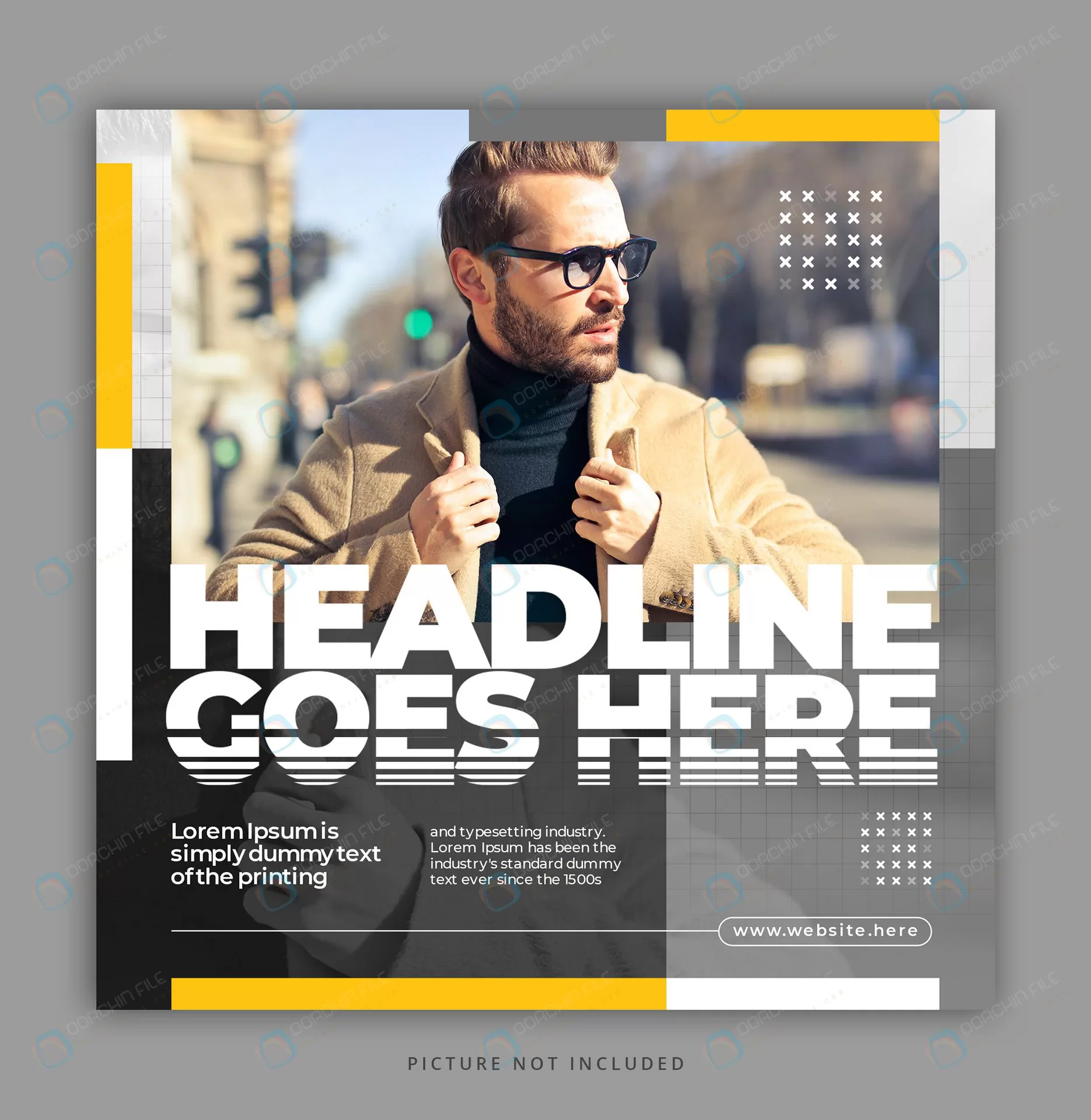 modern clean instagram social media template crc03e60895 size9.31mb - title:قالب پست اینستاگرام مدرن و ساده - اورچین فایل - format:PSD - فتوشاپ - sku:crc03e60895 - keywords: p_id:56267