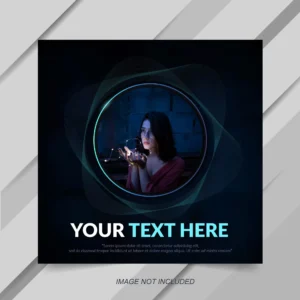 modern dark social media post banner template - title:Home - اورچین فایل - format: - sku: - keywords: p_id:18