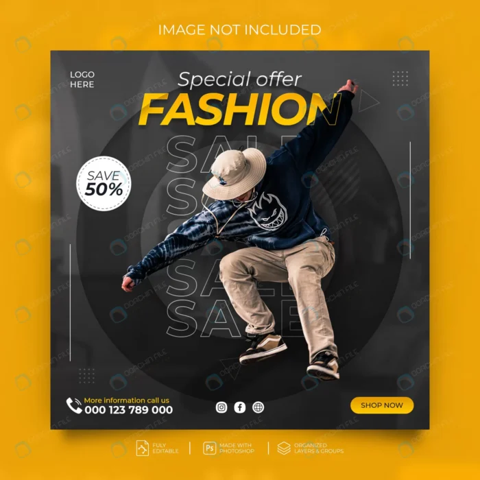 modern fashion instagram post template crc81b190f5 size1.87mb - title:قالب لایه باز پست اینستاگرام فشن - اورچین فایل - format:PSD - فتوشاپ - sku:crc81b190f5 - keywords: p_id:42583