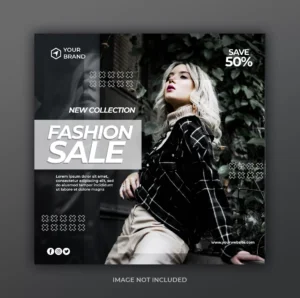 modern fashion sale social media post banner template square flyer - title:Home - اورچین فایل - format: - sku: - keywords: p_id:18