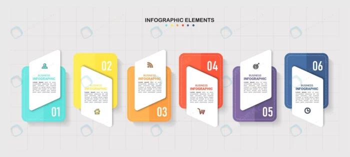 modern infographic template 6 options crcbbb5a068 size2.82mb 1 - title:وکتور اینفوگرافیک پله ای مدرن - اورچین فایل - format:EPS - وکتور - sku:crcbbb5a068 - keywords: p_id:50300