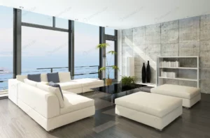 modern living room with huge windows concrete wal crc72eed450 size5.23mb 4558x3000 - title:Home - اورچین فایل - format: - sku: - keywords: p_id:18