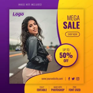 modern mega sale instagram post template crcdaedf283 size2.39mb - title:Home - اورچین فایل - format: - sku: - keywords: p_id:18