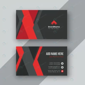 modern red black business card your brand crc2b351f85 size0.93mb - title:Home - اورچین فایل - format: - sku: - keywords: p_id:18