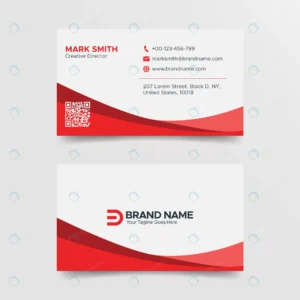 modern red white business card design template crc6db69c9f size1.63mb - title:Home - اورچین فایل - format: - sku: - keywords: p_id:18